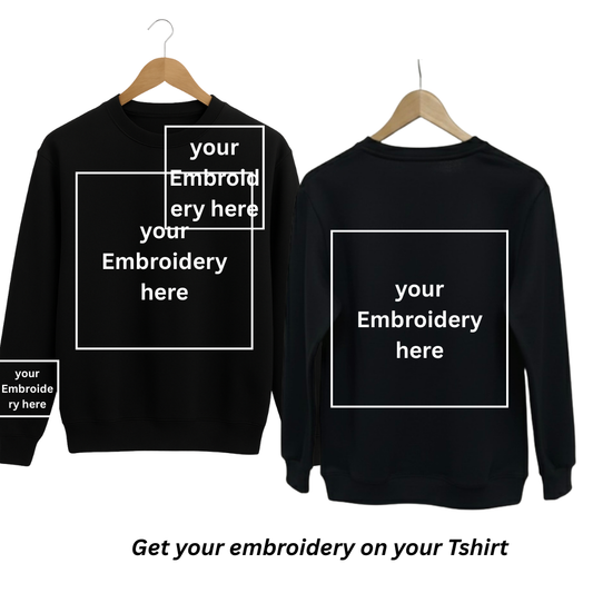 Custom Sweatshirt Black