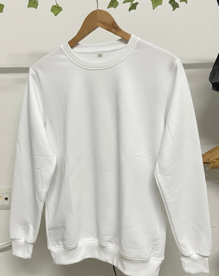 White Plain Sweatshirt