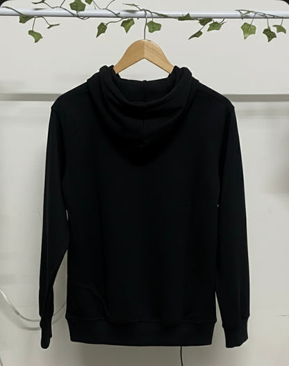 Black plain Hoodie