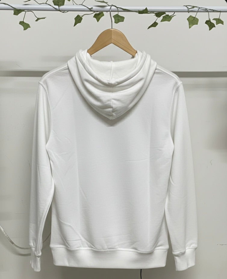 White plain Hoodie