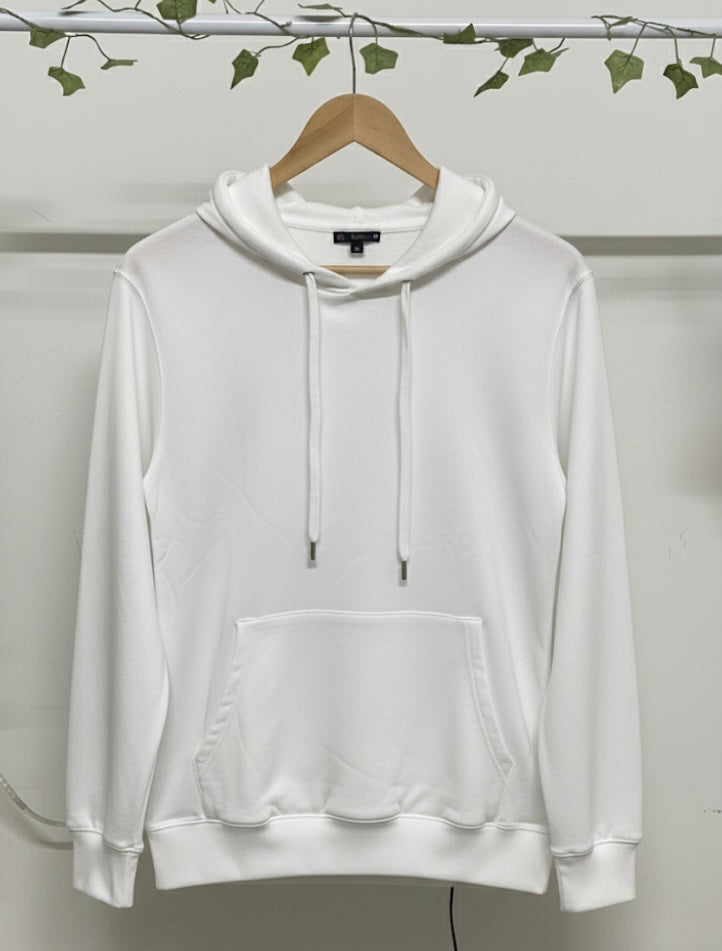 White plain Hoodie