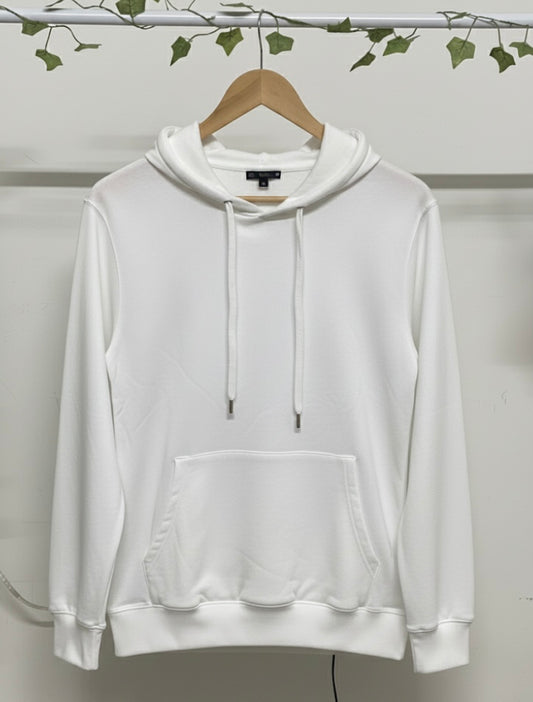 White plain Hoodie