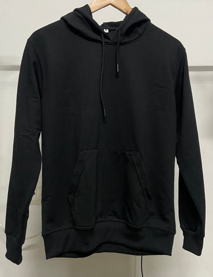 Black plain Hoodie