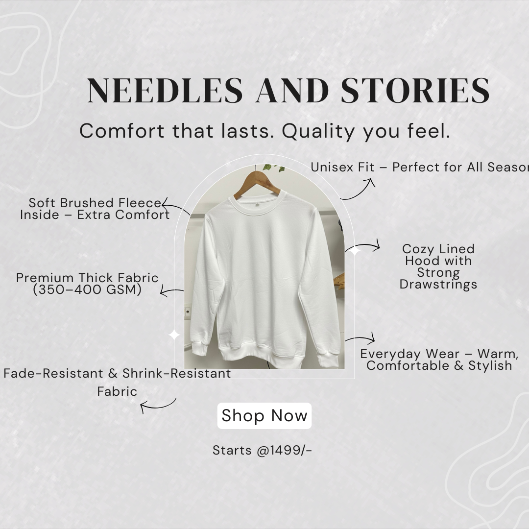 White Plain Sweatshirt