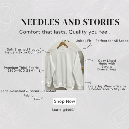 White Plain Sweatshirt