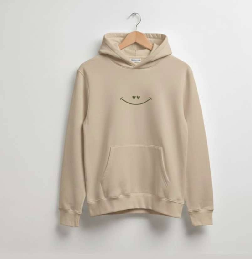 Minimal Embroidery Hoodies