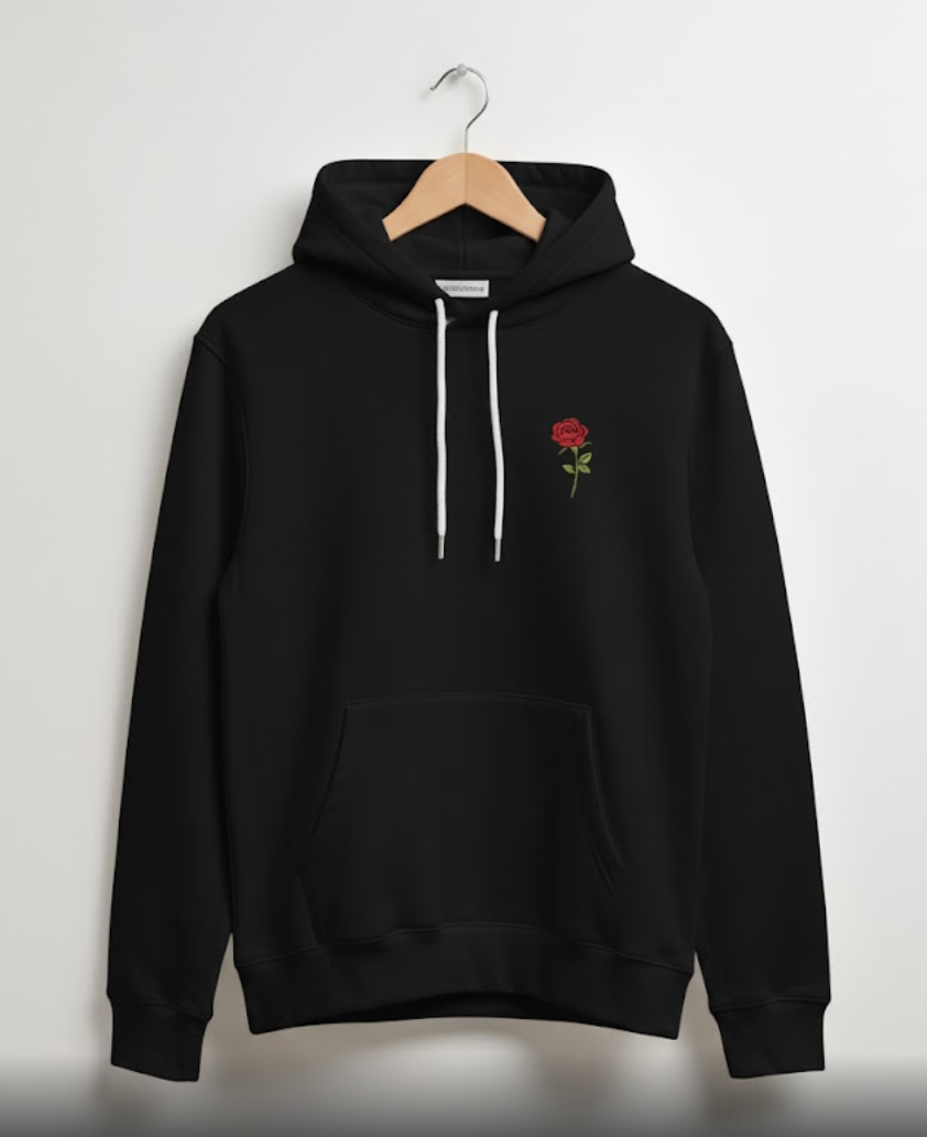 Minimal Embroidery Hoodies