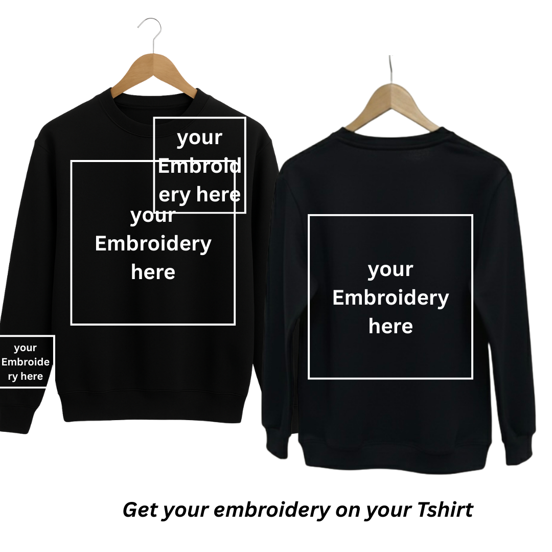 Custom Sweatshirt Black