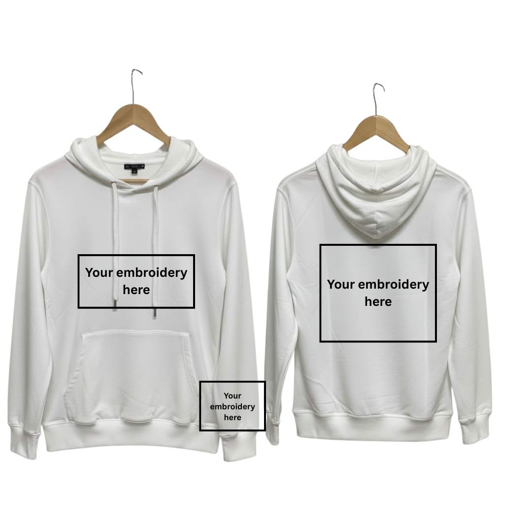 Custom hoodie White