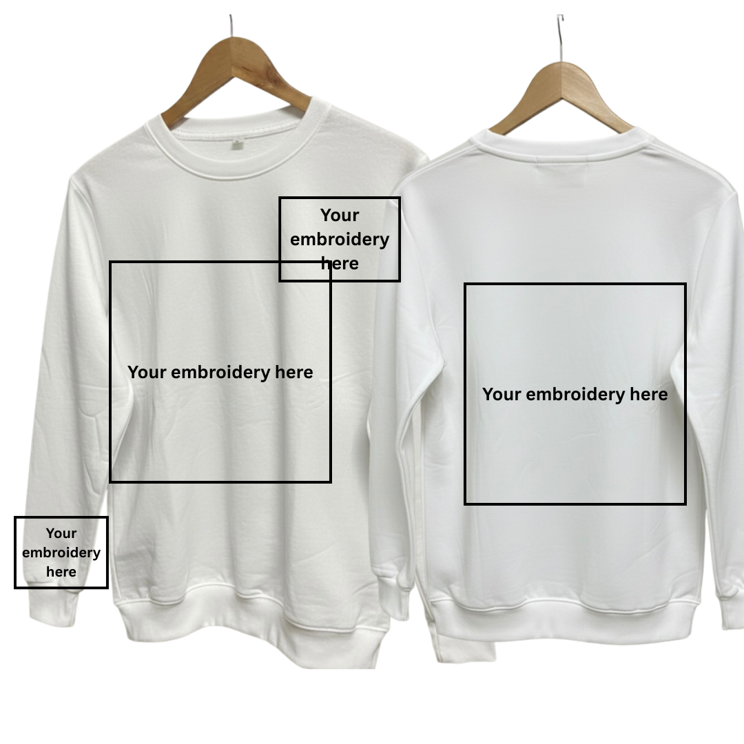 Custom Sweatshirt White
